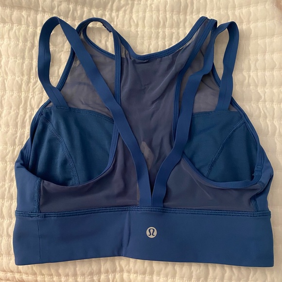 Lululemon Longline Blue Top Size 6 - Picture 4 of 4